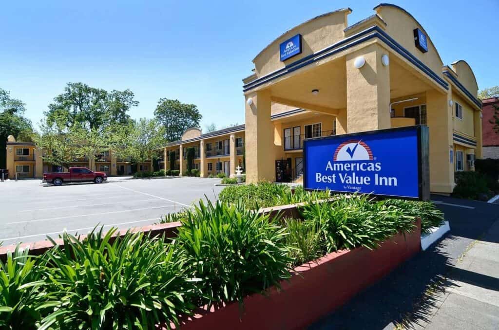 Exterior of America’s Best Value Inn Chico