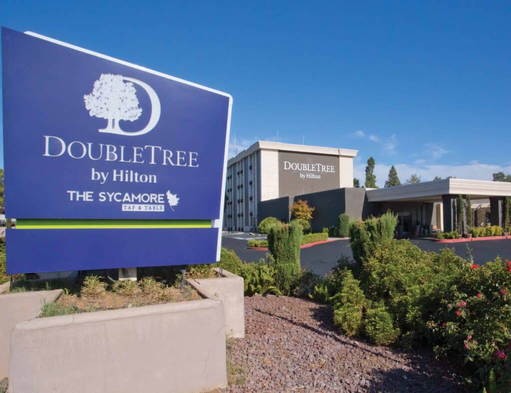 Exterior of the DoubleTree by Hilton Chico