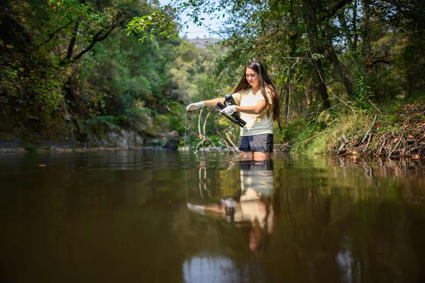 Water Monitoring at Big Chico Creek Ecological Reserve